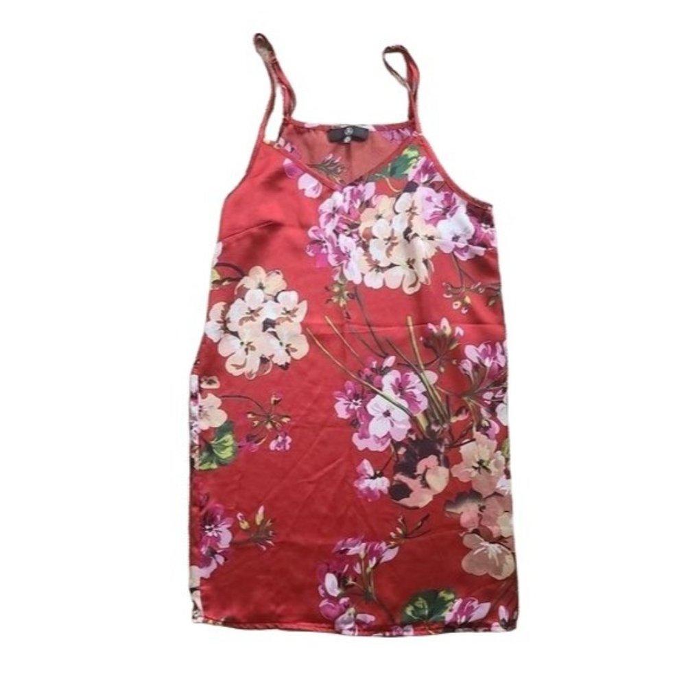 Missguided Red Floral Cami Dress - Picture 3 of 9
